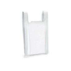 PAQ. 200 UNI. BOLSA CAMISETA BLANCA 35X50 G.70